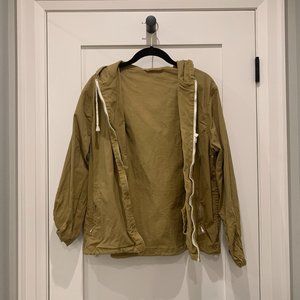 Tan Brandy Melville Waterproof Jacket
